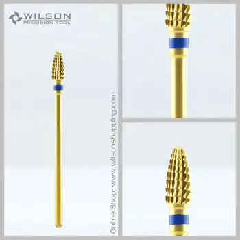 

Mini Cone - Medium - Gold/Silver - WILSON Carbide Nail Drill Bit