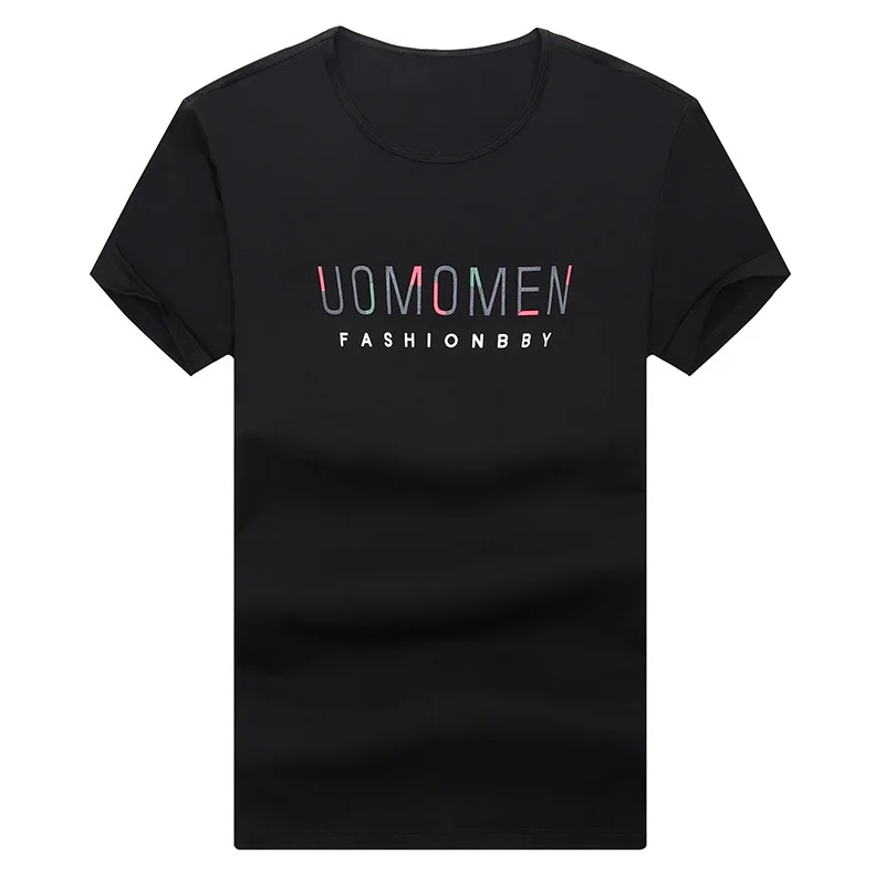 

Summer Short Sleeve T-shirt Men Clothes 2019 Fashion Letter Printed tee shirt Homme
