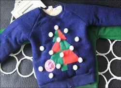 Для мальчиков и девочек Рождество Толстая зимняя верхняя одежда рубашки красный/синий/зеленый пуловер с вельветовой подкладкой для