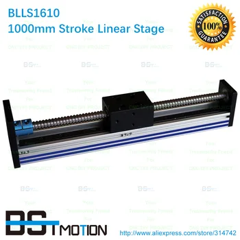 

BLLS1610 Linear Actuator Table 1000mm Stroke Travel Linear Stage Moudle for DIY X Y Z Axis with 0.03mm accuracy