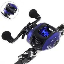 17+ 1BB высокое Скорость 7,2: 1 Рыболовная катушка для метания приманки тормозное усилие 6 кг/13LB с правой и левой руке по желанию