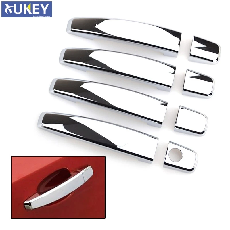 Car Styling Chrome Outer Door Handle Catch Cover Trim Cap