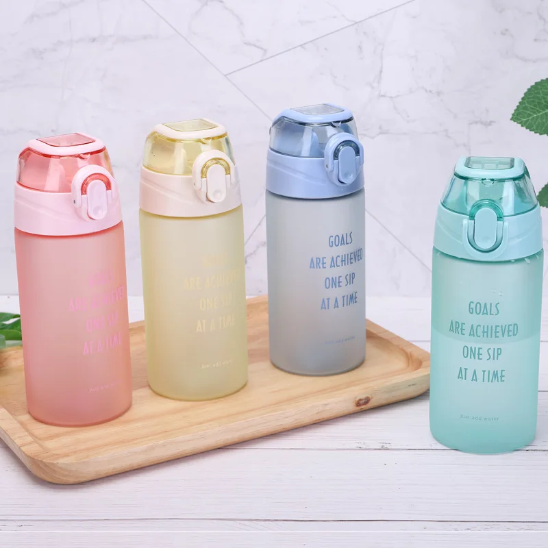

Water Bottle Press To Open Large Capacity Outdoor Sports Water Bottles Portable My Bottle Hiking Camp H1201