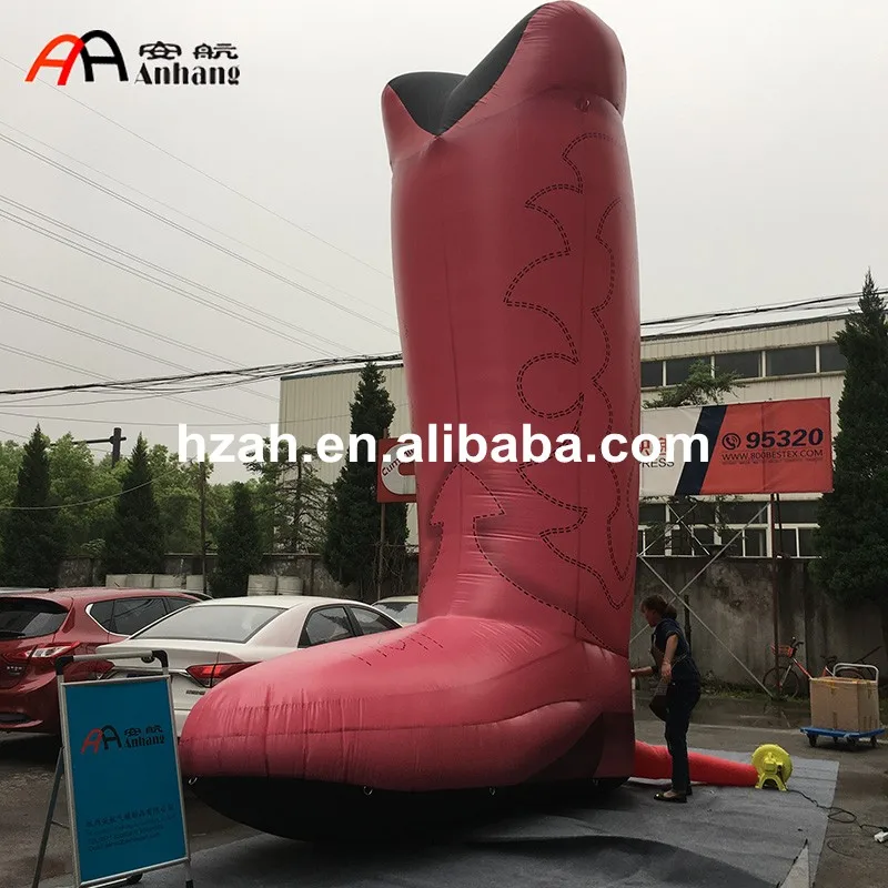 Giant inflatable cowboy boots inflatable shoesin Furniture Accessories