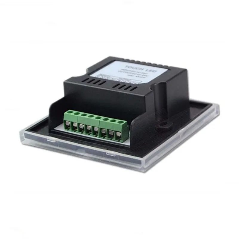 

LED Screen Dimmers DC 12V/24V PVC Material 4 Channel RGB Full Color Touch Panel Wall Light Strip Tape Dimming Controller Switch