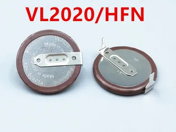 

10PCS 100% Original VL2020 3V 20mAh coin type rechargeable 180 degrees lithium button VL2020/HFN