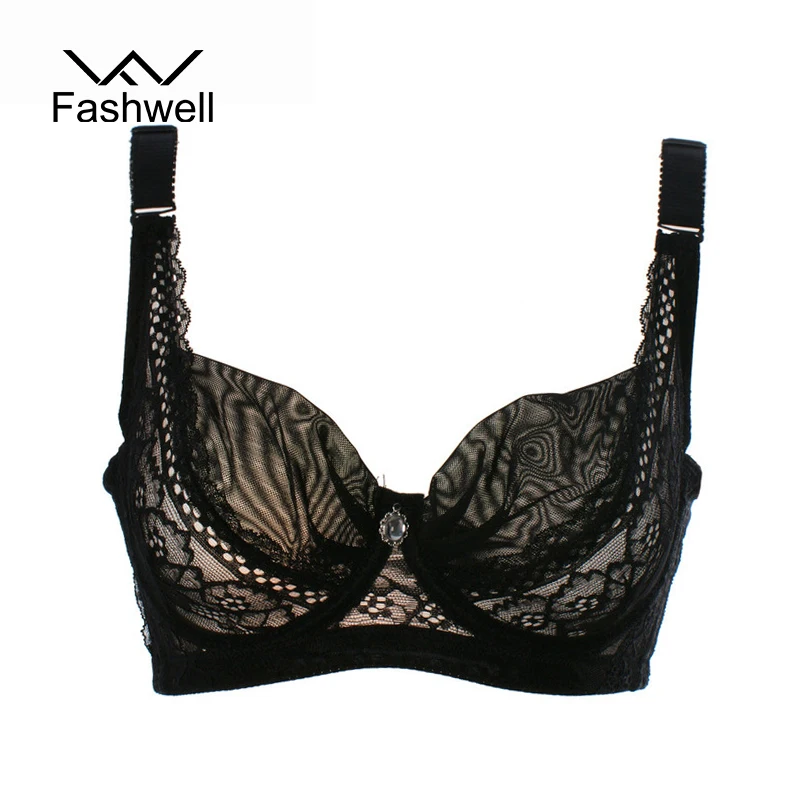  Sexy Lace Bra Plus Size adjusted-straps Women Bras push up thin cup bra solid  Brassiere Bra Underwear For Women