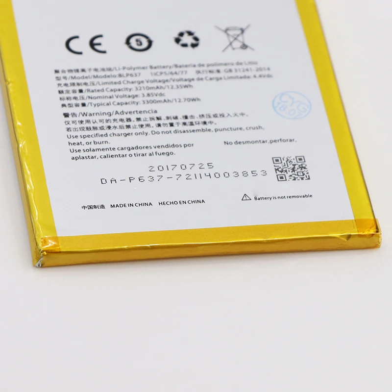 Аккумулятор DyGod 3300 мАч BLP637 для OnePlus 5 5T 1 + Высококачественная сменная стандартная