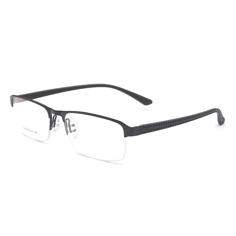 

Reven Jate P9165 Optical Business Titanium Eyeglasses Frame For Men Eyewear Semi-Rimless Glasses with 4 Optional Colors