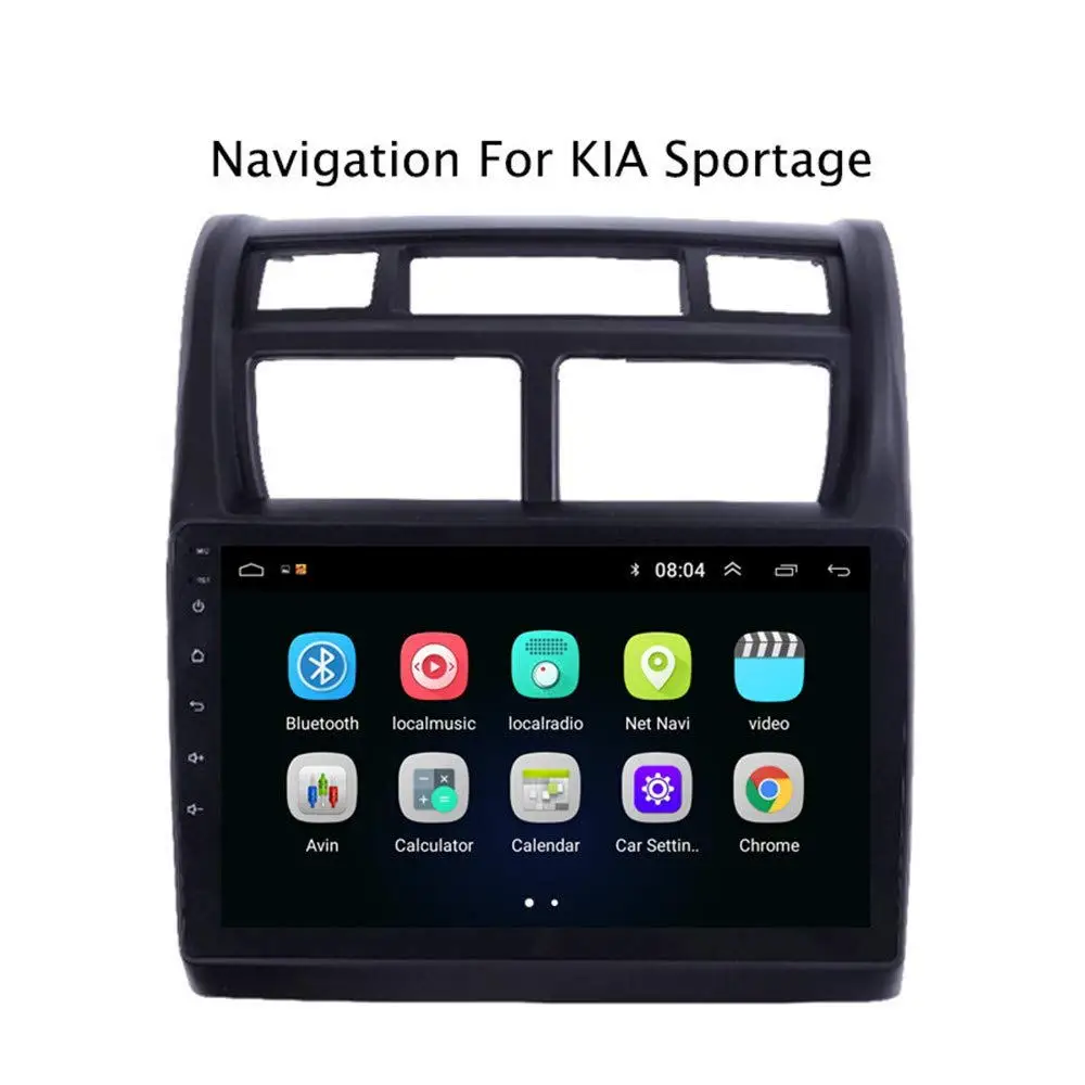 Clearance 9" Android 8.0 2.5D IPS Car DVD GPS Navigation For Kia Sportage 2009-2018 Car Radio Stereo Head Unit 1