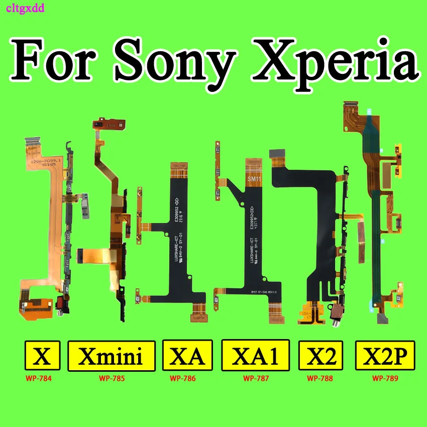 Cltgxdd 1 шт. разъем питания и громкости гибкий кабель для Sony Xperia X mini XA XA1 X2 X2P