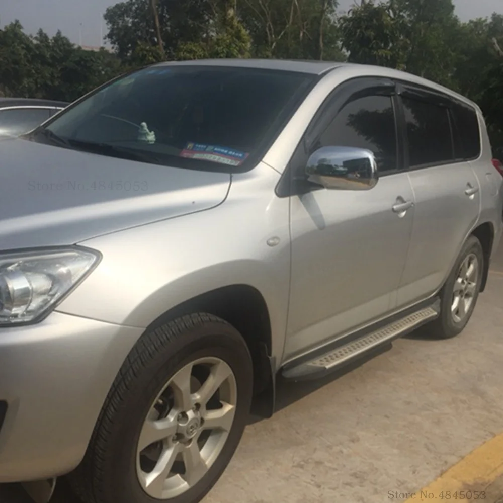 AITWATT для Toyota RAV4 RAV 4 2009 2010 2011 2012 ABS Хром Авто Наружное зеркало заднего вида крышка Боковая дверь Зеркало планки 2 шт