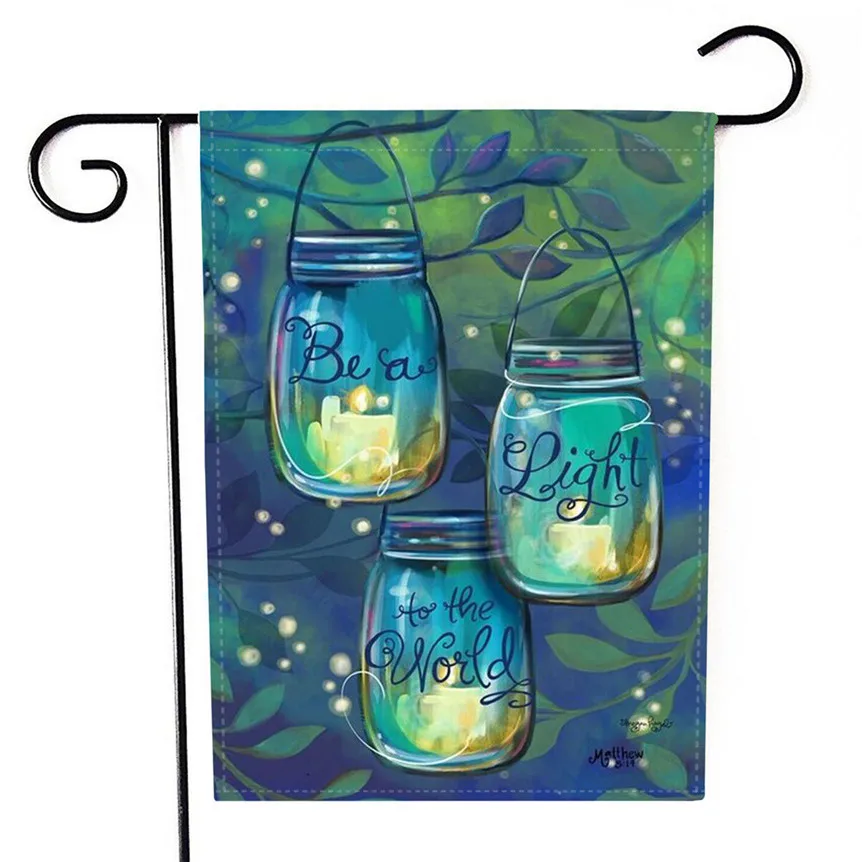 Garden Flag Welcome Letters Flowers Yard Decorations Indoor Outdoor Decor Gift Drop Shipping 514# | Дом и сад
