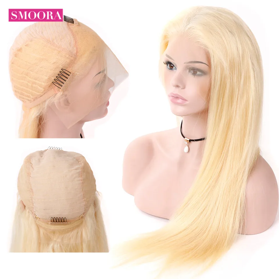 Brrazilian Blonde 613 lace front wigs straight