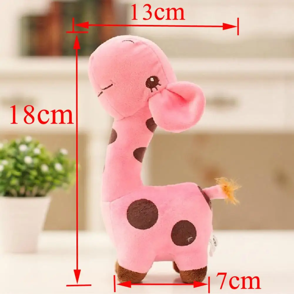 18 см милый плюшевый жираф мягкие игрушки животные милая кукла детские подарки для детей