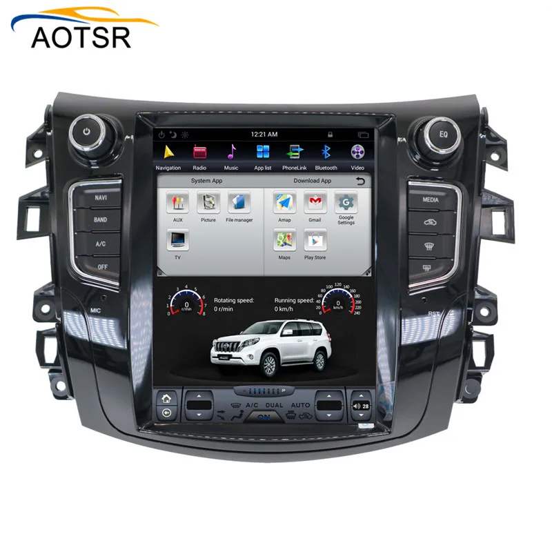 Sale Big screen Tesla style Android 7.1 Car Auto Radio stereo For Nissan NP300 2014-2019 GPS Navigation with dvd player WIFI 4+32GB 6