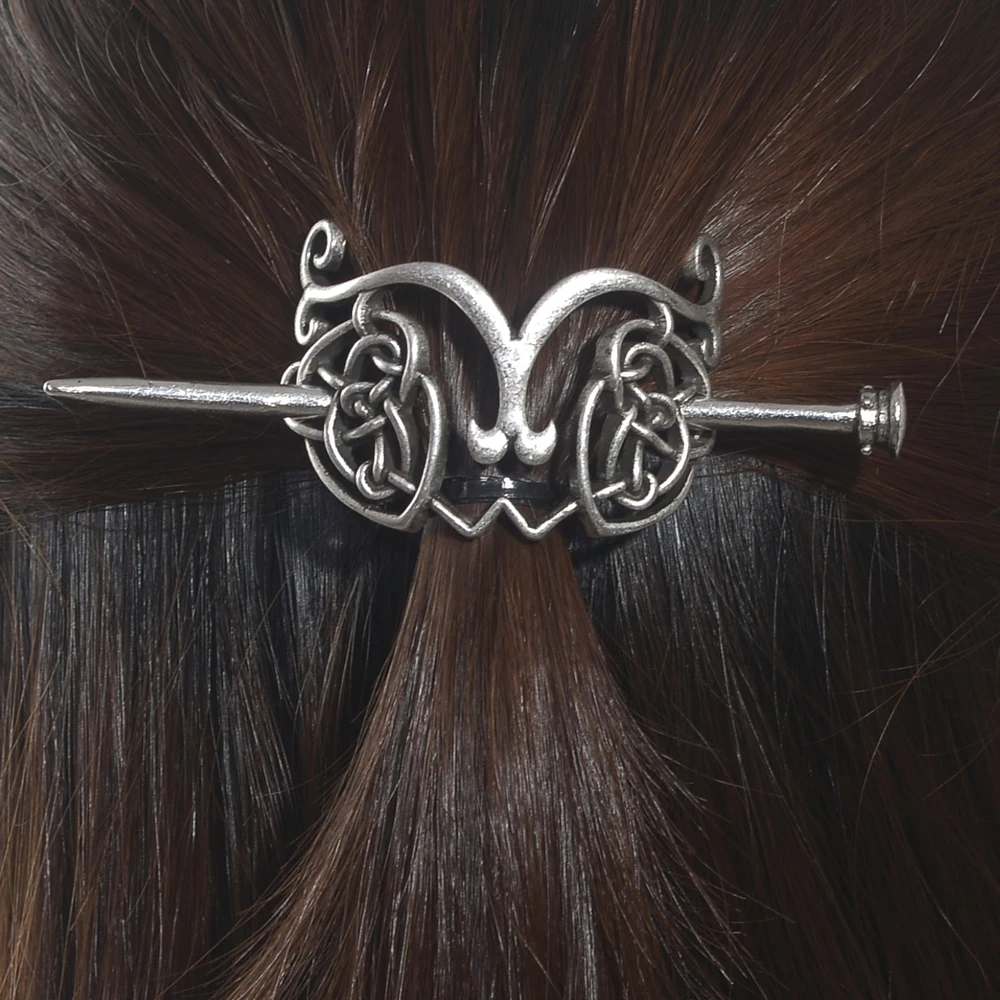 Дракон-Викинг заколки для волос, норвежский викинг, аксессуары для волос, заколки для волос, ирландский декор для длинных волос - Цвет: as photo