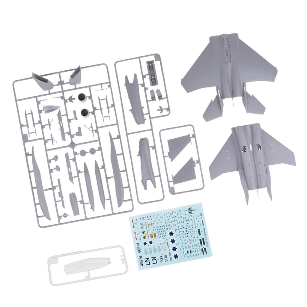 1/72 Военная Униформа самолет модель игрушки разобрать Неокрашенный F-A-18A Hornet истребитель/F-15C Орел