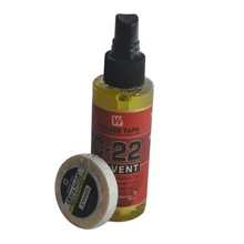 1 см* 3 м Ultra Hold Hair расширения Двусторонняя Клеящие средства Клейкие ленты и C-22 растворителя Remover для волос расширения/парик