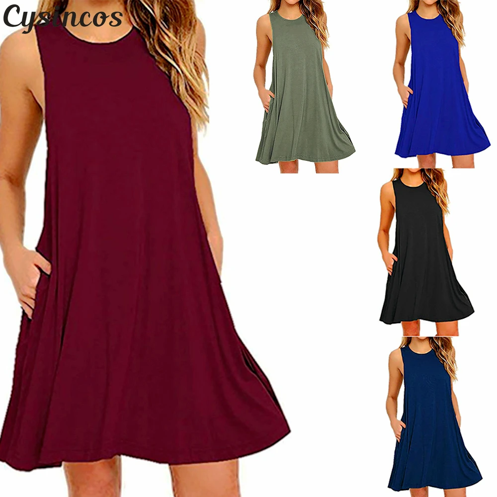 tank top swing dress