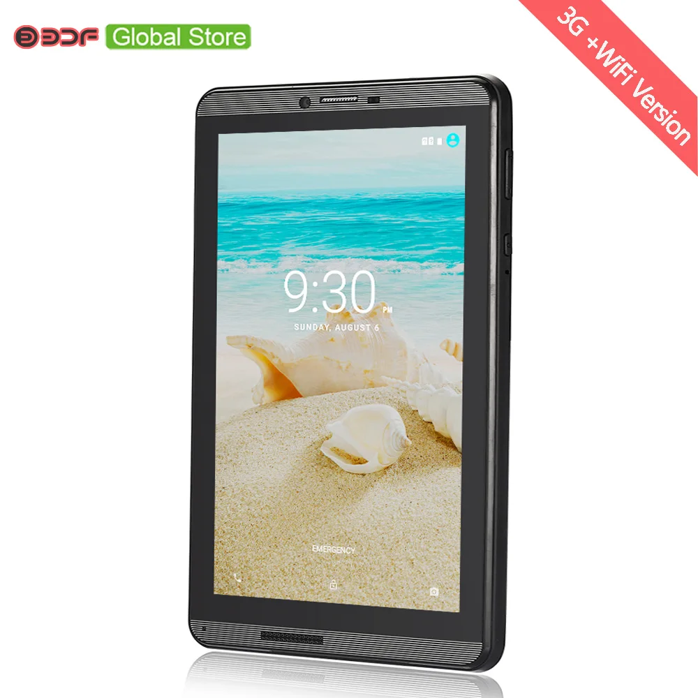 7 Inch Android 6.0 Tablet Pc 1GB +16GB Quad Core Mobile Phone Call Sim Card 3G 2G Phone Call Metal Shell Cheap Simple Tablets Pc