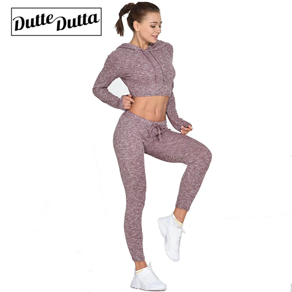 Cena Kobiety joga zestaw odzież sportowa bezszwowe legginsy krótkie bluzy z kapturem topy trening zestaw sportowy damski z długim rękawem zestaw do fitnessu odzież sportowa