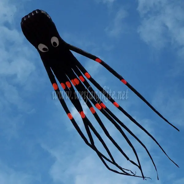 New 3D 26ft tube shaped parafoil octopus kite/childrenin Kites & Accessories from Toys