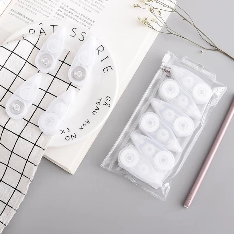 

6 Pcs/set Cute Mini Transparent 8m White Correction Tapes Stationery Correcting Corrector Student Gift School Office Supplies