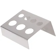 7 отверстий пигментные чернила для татуажа колпачок подстаканник из нержавеющей стали стенд поставка инструмент прочный профессиональный боди-арт татуировки аксессуары Горячая распродажа