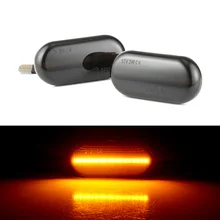 2 pieces Led Side Marker Turn Signal Light For Renault Clio 1 2 KANGOO MEGANE ESPACE TWINGO MASTER for Nissan Opel Smart FORTWO