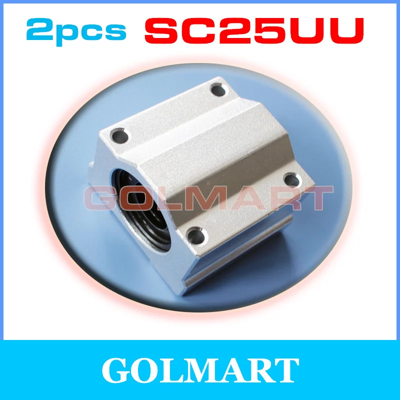 

2pcs Kugellager Linearlager Linearschlitten SC25UU SCS25UU 25mm Linear axis Ball Bearing Pillow Bolck unit for 25mm shaft rail