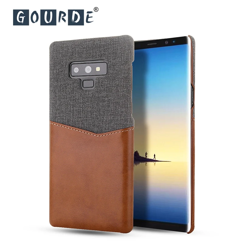 Gourde для samsung note 9 чехол Samsung Galaxy s8 Plus S9 телефона s9 Note8 PU кожа холст | Мобильные