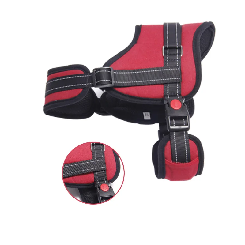 Buy Dog Harness Adjustable with Handle No Choke Anti