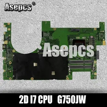 

Asepcs G750JW Laptop motherboard For Asus G750JW G750JH G750JX G750J G750 Test original mainboard 2D I7 CPU GTX765M