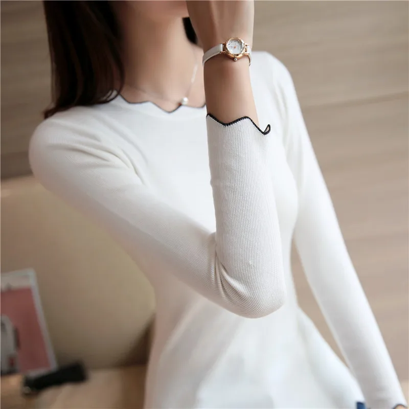 Chompas de mujer para el invierno 2018 Autumn Winter Women Sweaters and Pullovers Long Sleeve Knitting Sueter Mujer Pull Femme