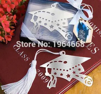 

Graduation party favors gifts for guests--"The Next Chapter" Graduation Bookmark 100pcs/lot doctorial hat bookmarks