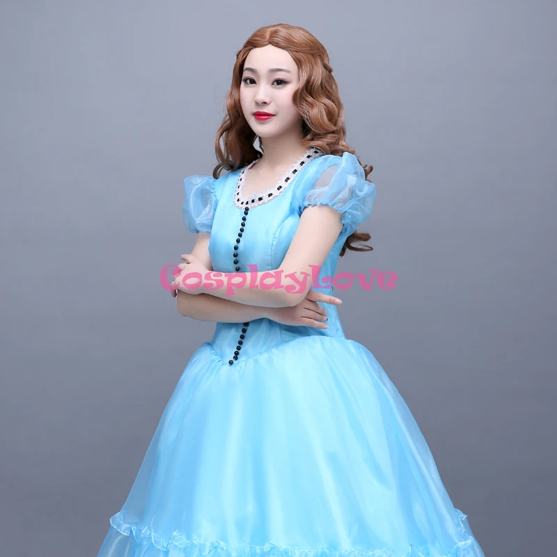 CosplayLove Movie Alice in Wonderland Custom-made Alice Kingsleigh Dress Cosplay Cosplay Costume For Kid Adult Women (1)