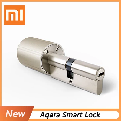 

2019 xiaomi mijia aqara Smart Lock Door Home Security Practical Anti-theft Door Lock Core with Key work with mi home APP