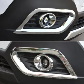

Chrome Front Fog Light Lamp Cover Frame Moulding Trim 2Pcs Frame Decoration For Buick Encore 2013-2015