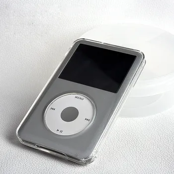 Funda de protección completa para iPod Classic, funda rígida transparente de cristal para PC, 6 ° 80GB, 120GB, 7 ° 160GB, grosor de 0,41 pulgadas