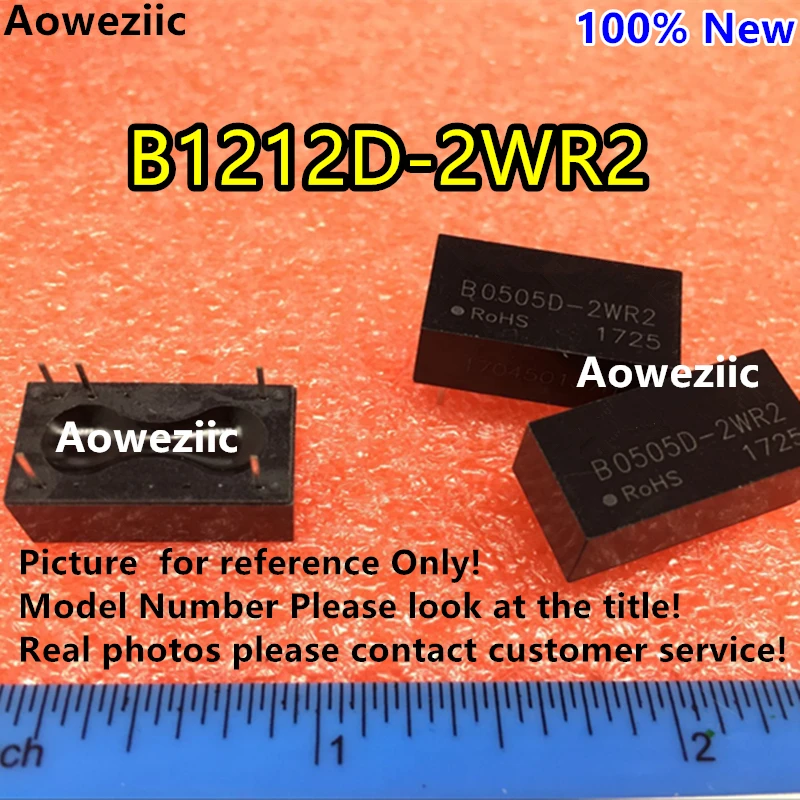 Aoweziic (1 шт.) (2 (5 (10 B1212D-2WR2 новый оригинальный DIP Вход: 12 В Выход: 0.17A DC-DC 1.5кв изоляция