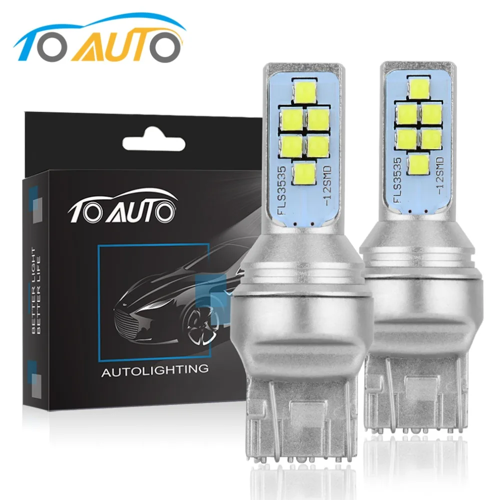 Светодиодные лампы T20 7443 W21/5W 7440 W21W T25 3157 P27/7W 2 шт. 12 В | Автомобили и мотоциклы