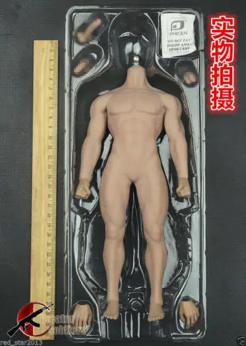 

Phicen Super-Flexible Male Seamless Muscular Body w/ Steel Skeleton 1/6 M30