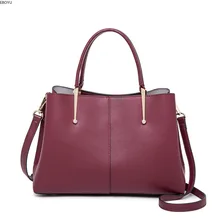 EBOYU, женские сумки из натуральной кожи, сумка через плечо с верхней ручкой, сумка-портфель, женские кошельки, сумка