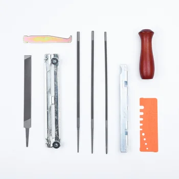 

Chain Saw Sharpening Kit Chainsaw File Sharpener Guide Bar File New 10 Pack