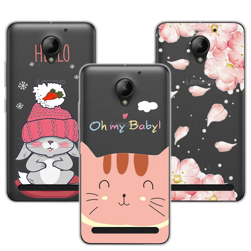 

3D Relief Lace Flowers Case Cover For Lenovo C2 K10a4 Soft Silicone Cute Cat Case Fundas For Lenovo Vibe C2 5.0" Coque +Gift Pen