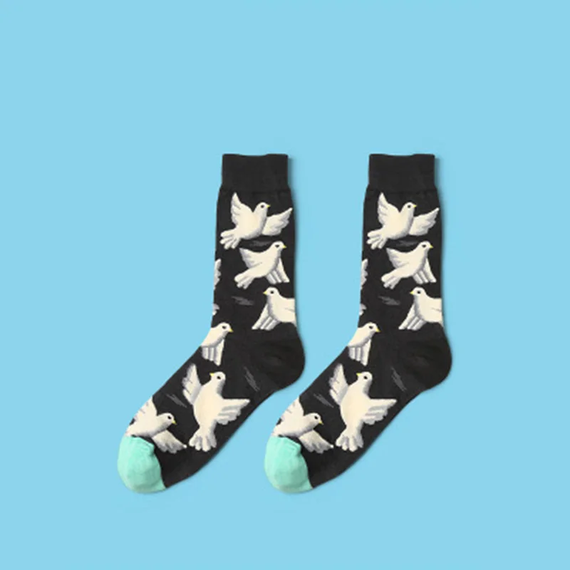 Забавная Фантастическая фотография JULY'S SONG счастливые мужские носки|socks cotton|socks