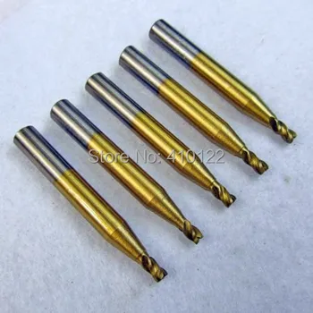 

3.0 mm Titanium End Milling Cutter For Vertical Key Machine Parts Locksmith Tools Cutters Bits Steel Drill 5 pieces/lot