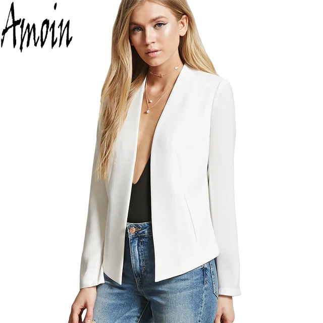 jaqueta branca plus size