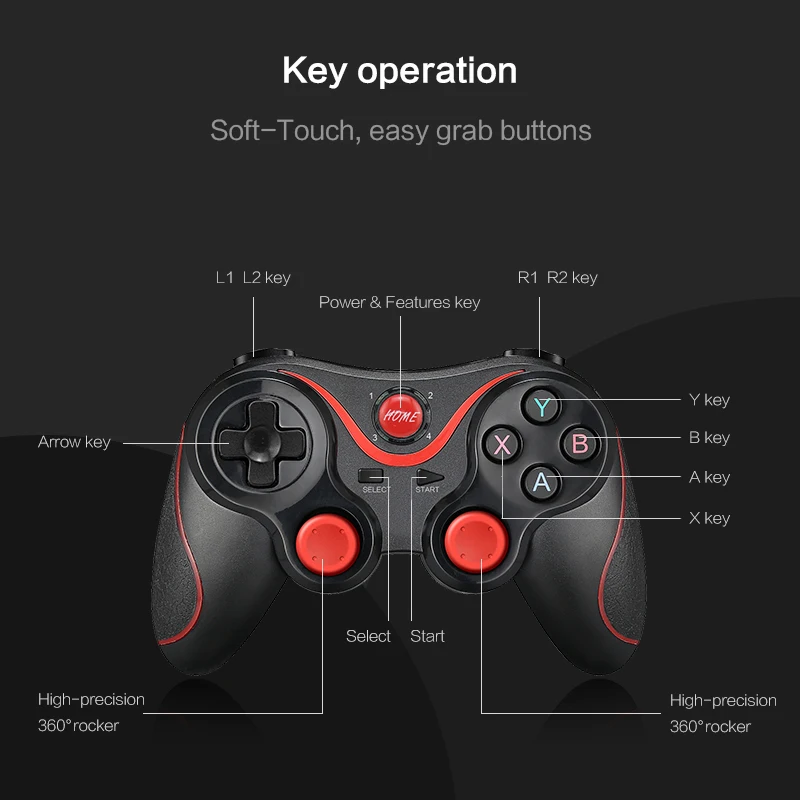 Data Frog Wireless Bluetooth Gamepad Support Official App Game Controller For Iphone Android Smart Phone For Ps3 Pc Tv Box Data Frog Wireless Bluetooth Gamepad Support Official App Game Controller For Iphone Android Smart Phone For Ps3 Pc Tv Box